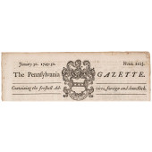 JANUARY 30, 1749-50 SUPERB COP