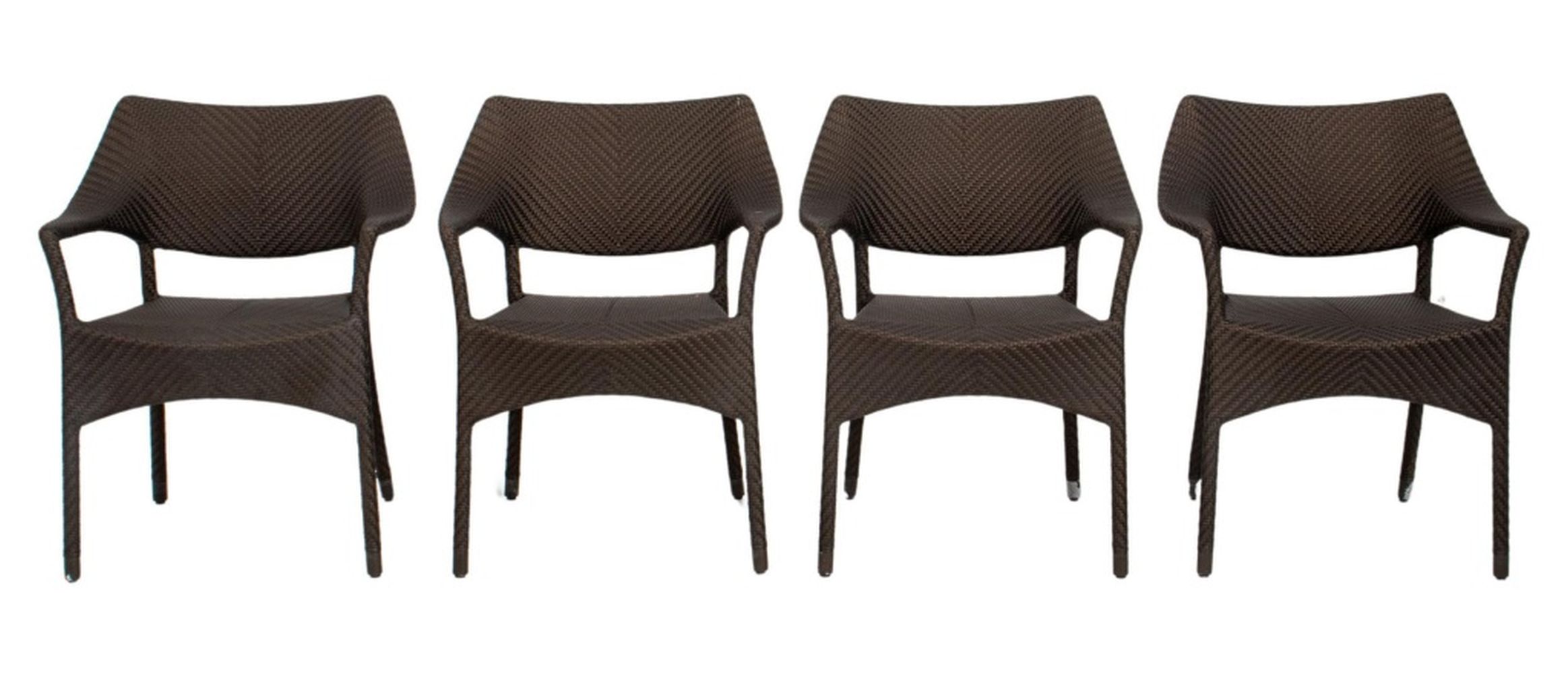 JANUS ET CIE "AMARI" ARMCHAIRS,