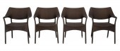 JANUS ET CIE "AMARI" ARMCHAIRS