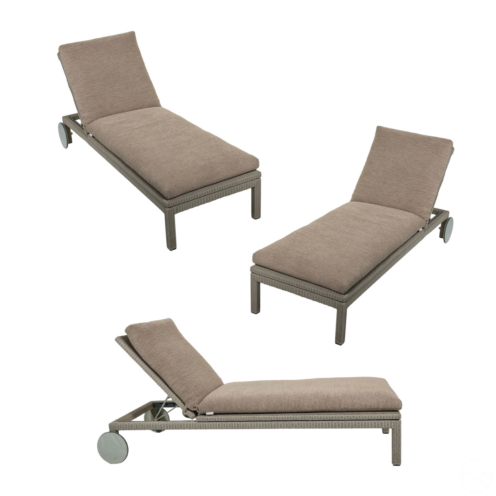 JANUS ET CIE DESIGNER CHAISE LOUNGE