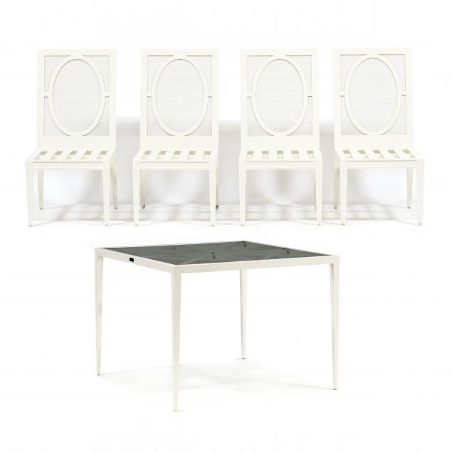 JANUS ET CIE, FIVE PIECE OUTDOOR