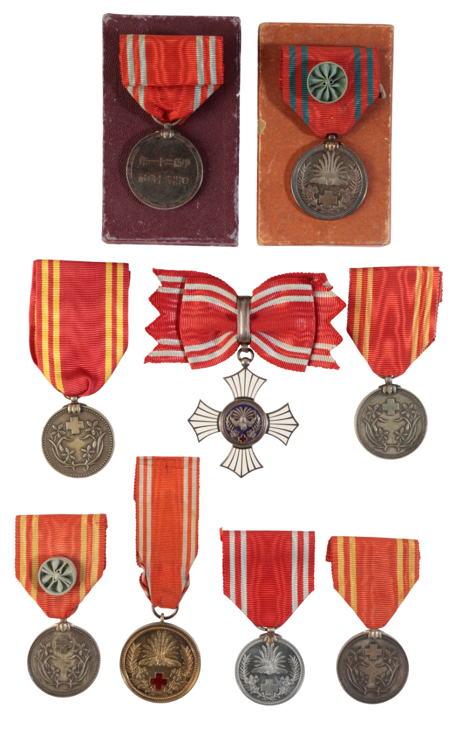 JAPAN. A COLLECTION OF IMPERIAL RED