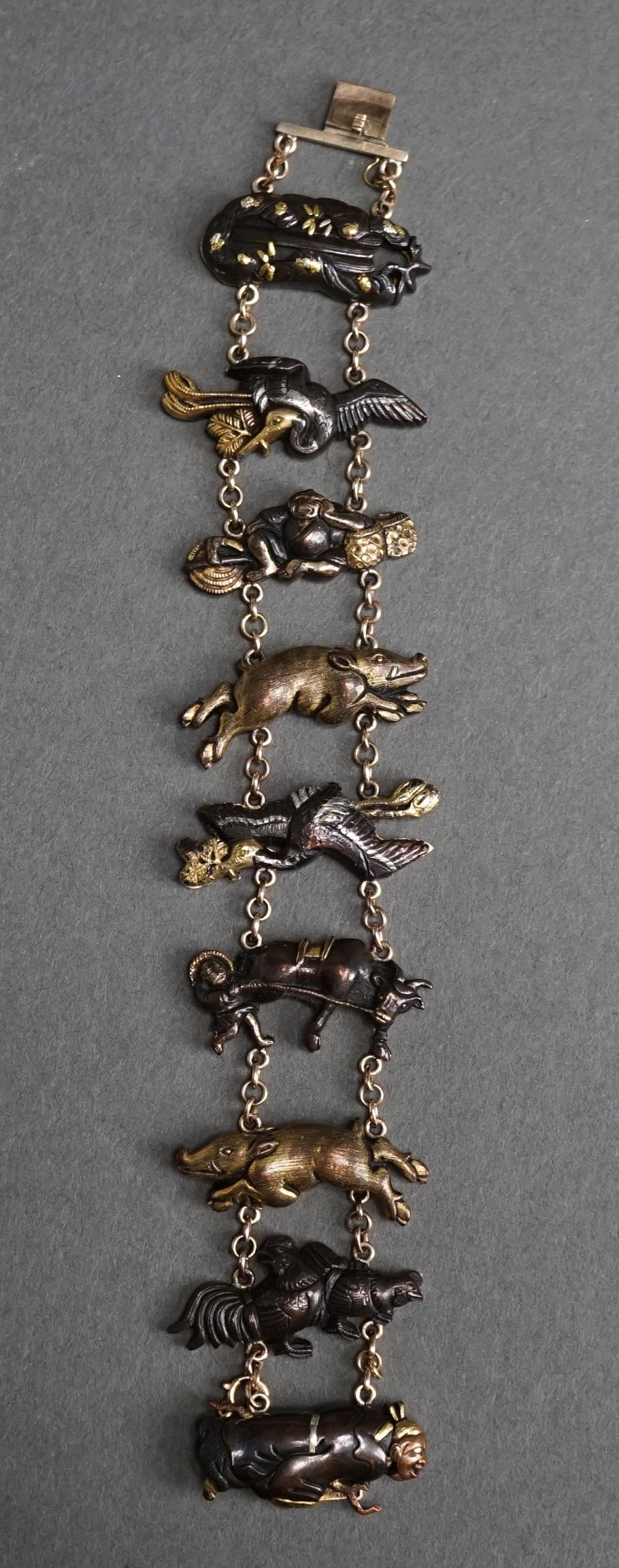 JAPANESE 10-KARAT YELLOW-GOLD AND