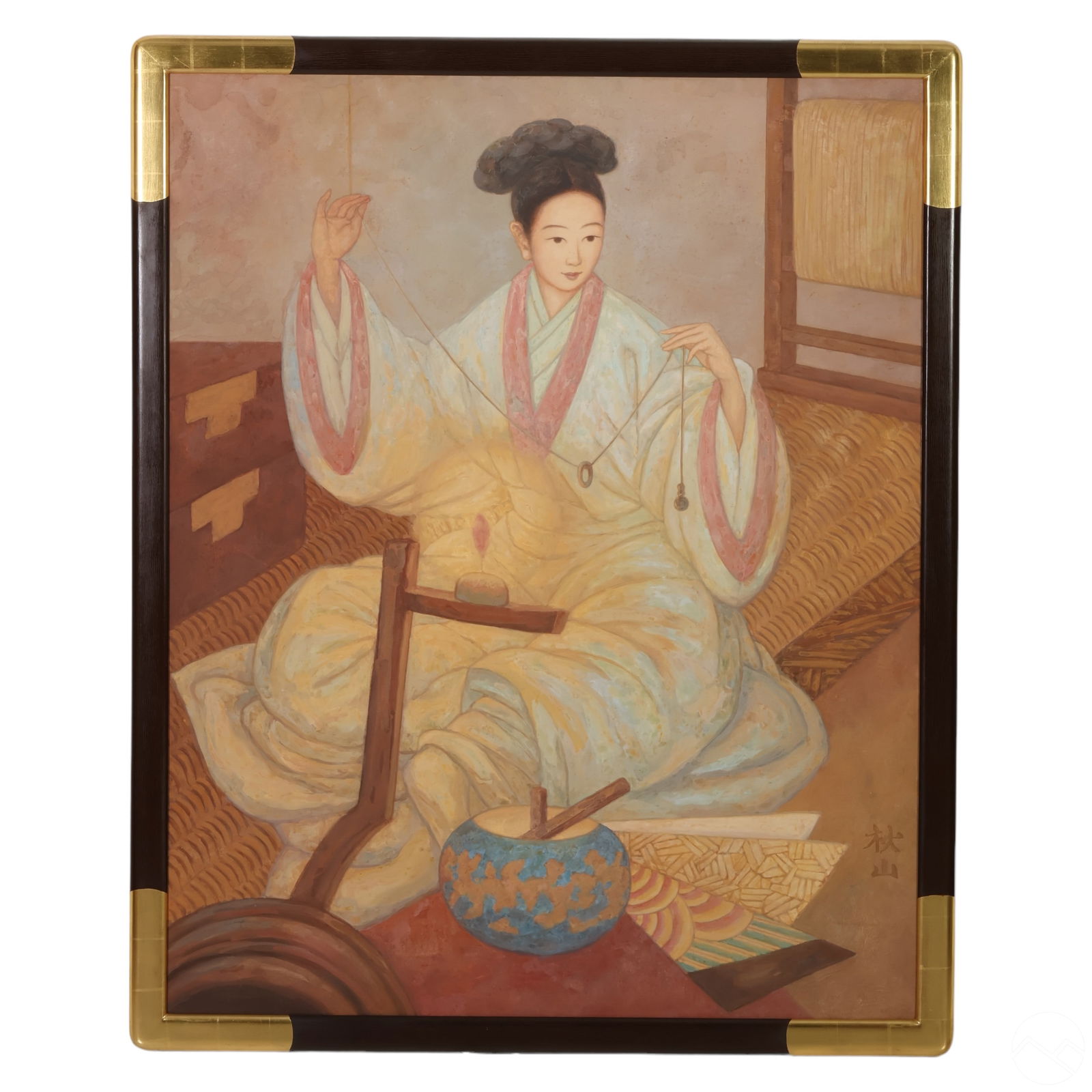 JAPANESE 20C GEISHA FIGURE