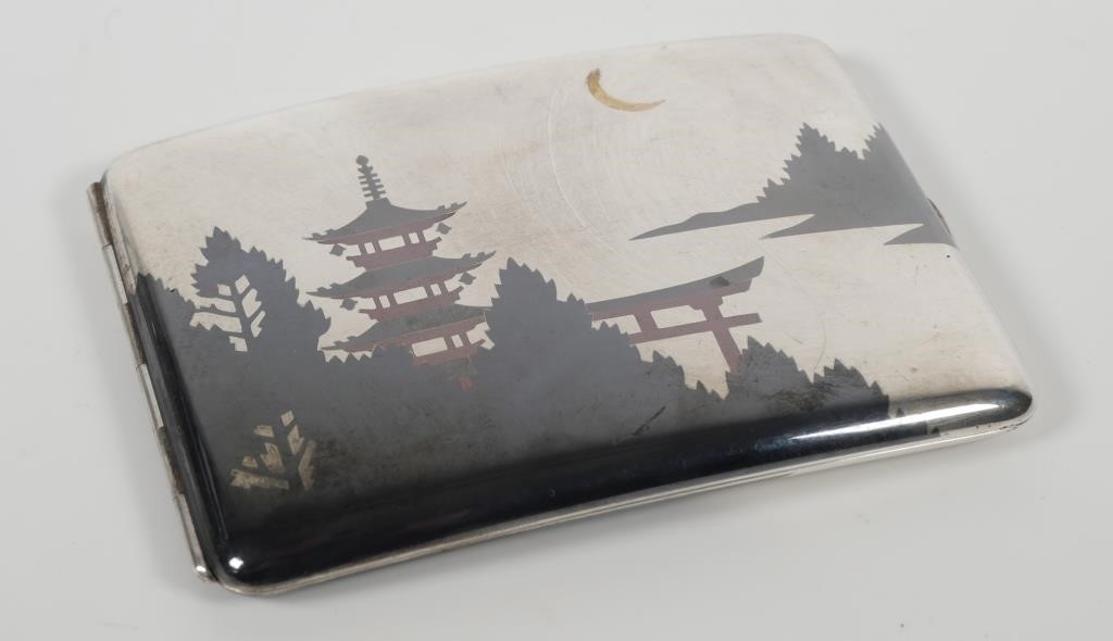 JAPANESE 950 SILVER NIELLO