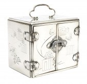JAPANESE ANTIQUE SILVER & LACQ