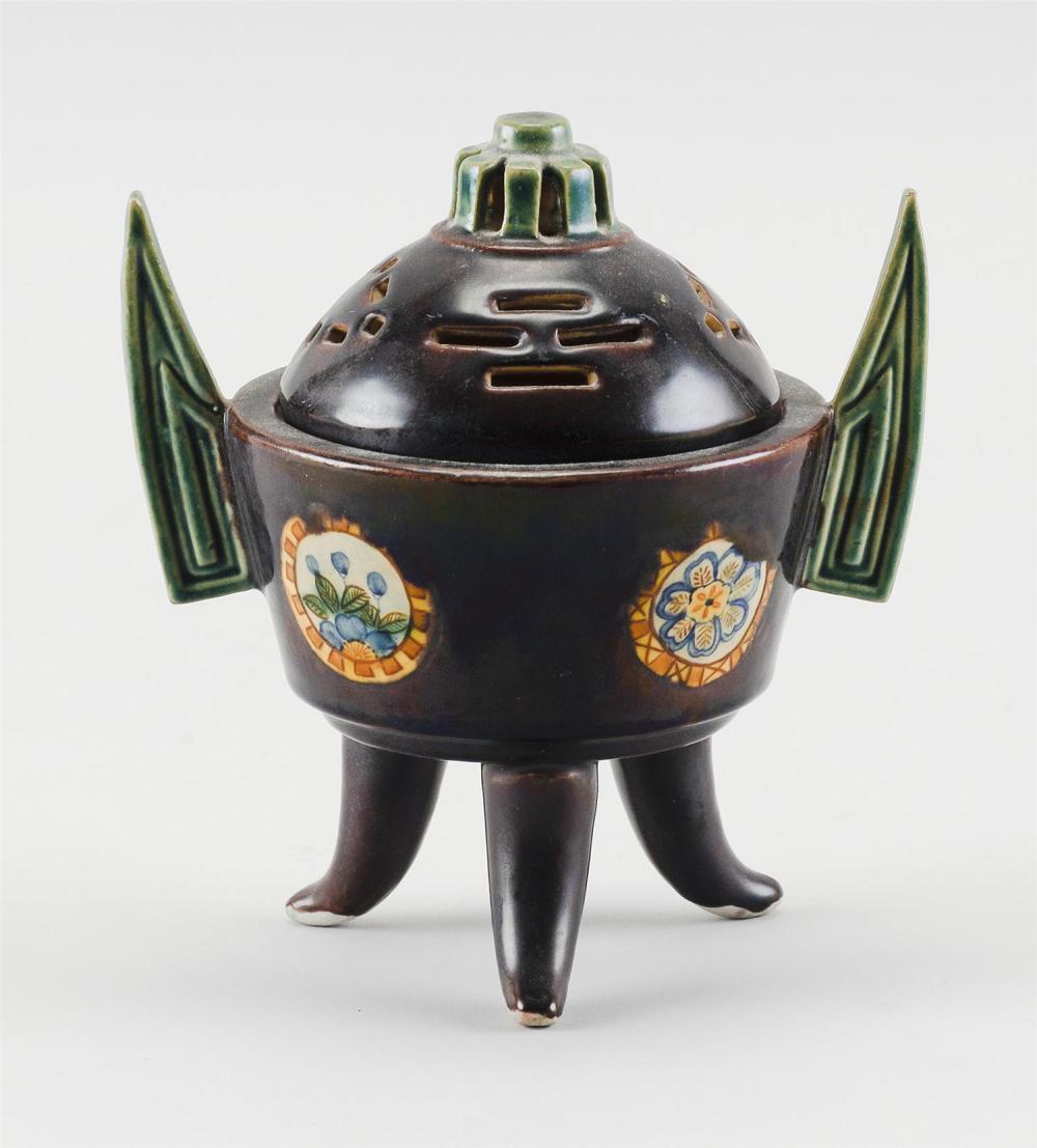 JAPANESE AO-KUTANI PORCELAIN CENSER