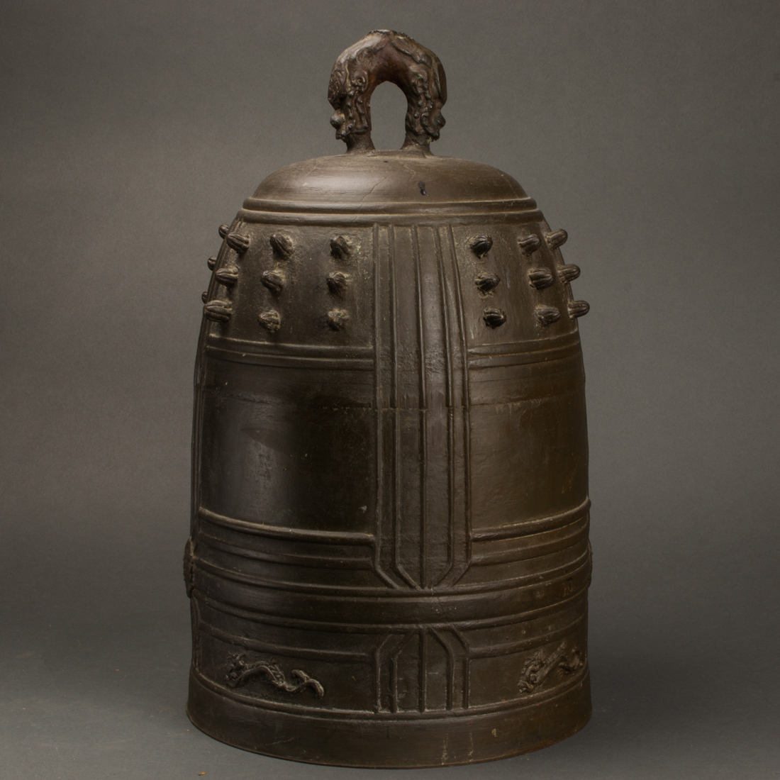 JAPANESE ARCHAISTIC BRONZE TEMPLE