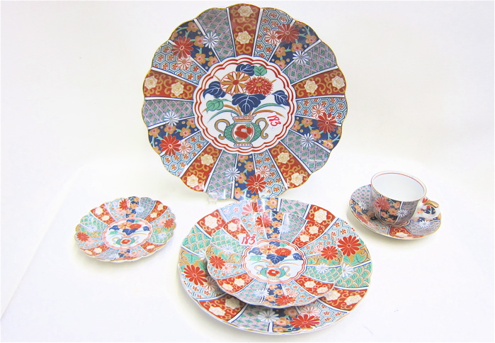 JAPANESE ARITA CHINA SET PLUS