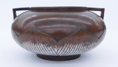 Japanese Art Deco Enameled Bro