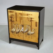 JAPANESE ART DECO STYLE LACQUE
