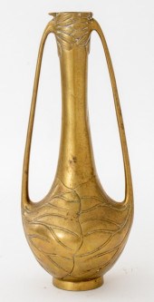JAPANESE ART NOUVEAU GILDED BR