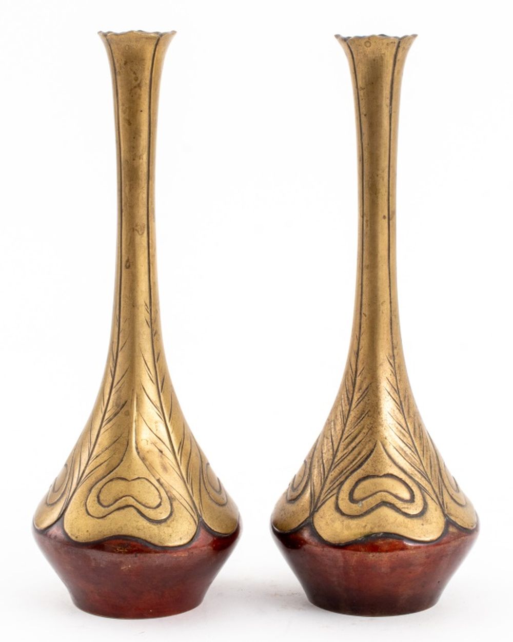 JAPANESE ART NOUVEAU PEACOCK BRONZE