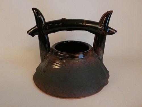 JAPANESE ART POTTERY BOWLVintage