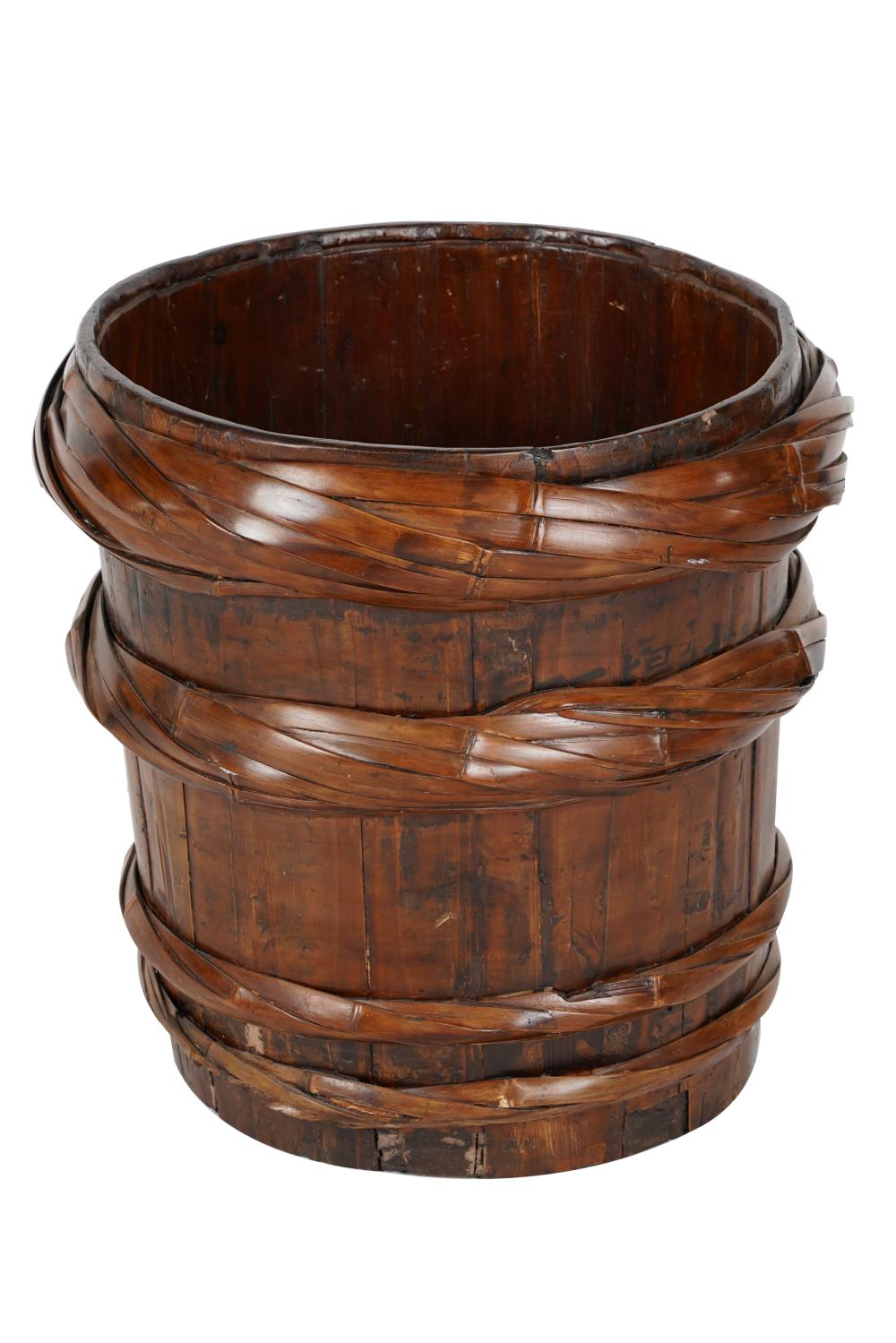 JAPANESE BAMBOO-BOUND WOOD