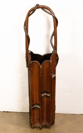 JAPANESE BAMBOO IKEBANA BASKET