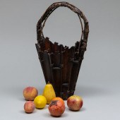 JAPANESE BAMBOO IKEBANA BASKET