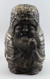 JAPANESE BIZEN POTTERY FIGURE