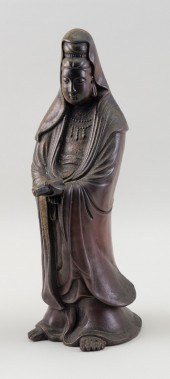 JAPANESE BIZEN POTTERY FIGURE