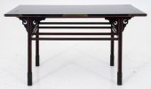 JAPANESE BLACK LACQUER ALTAR T
