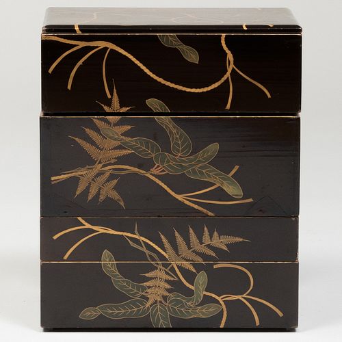 JAPANESE BLACK LACQUER AND