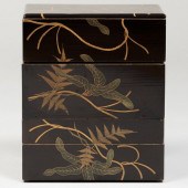JAPANESE BLACK LACQUER AND PAR