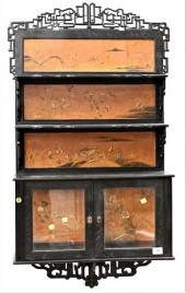 JAPANESE BLACK LACQUERED HANGI