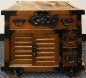 JAPANESE BLACK PAINTED IRON MO