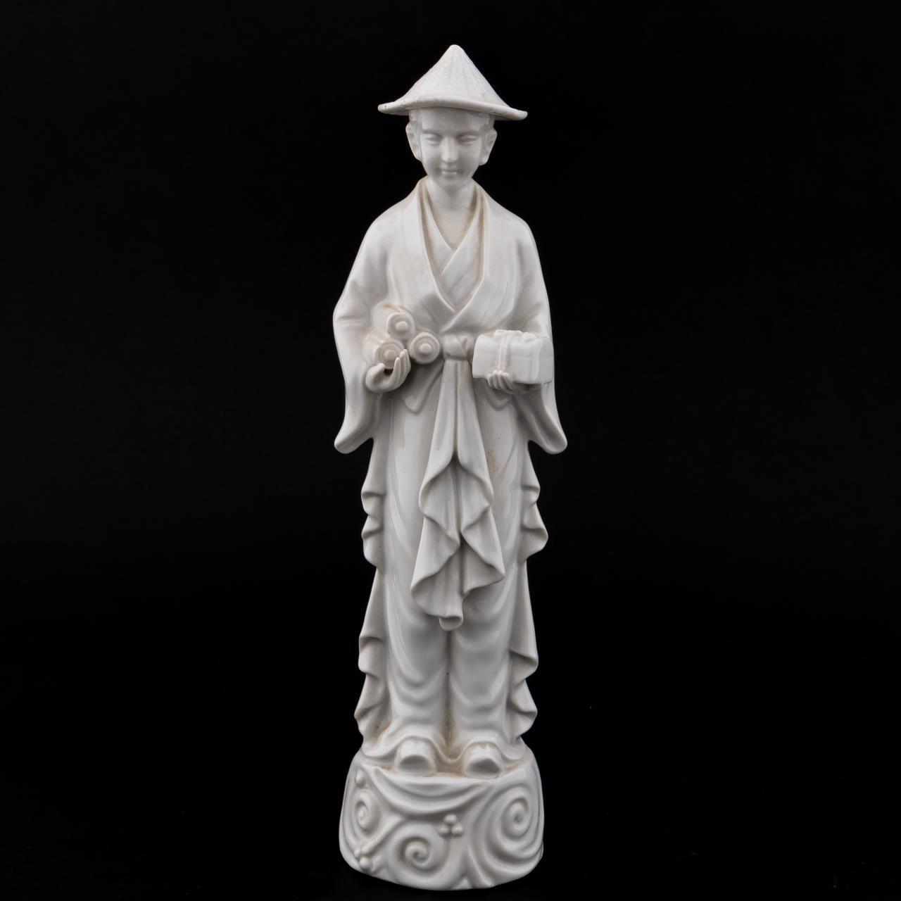 JAPANESE BLANC DE CHINE FIGURE OF A