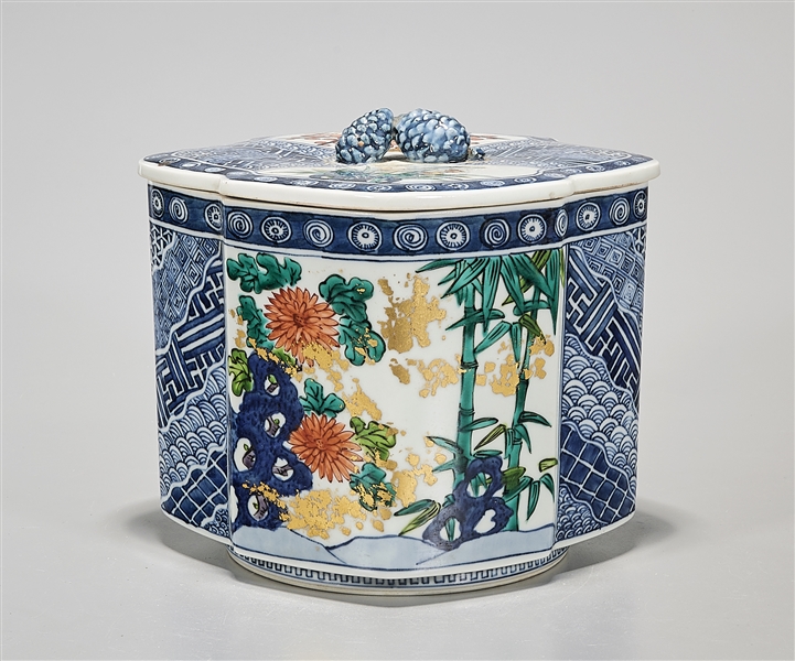 Japanese blue and white and