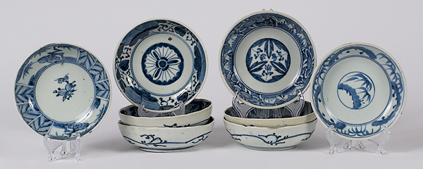 Japanese Blue and White Bowls