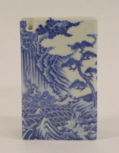 JAPANESE BLUE AND WHITE LANDSC