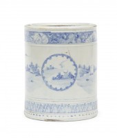 JAPANESE BLUE AND WHITE PORCEL