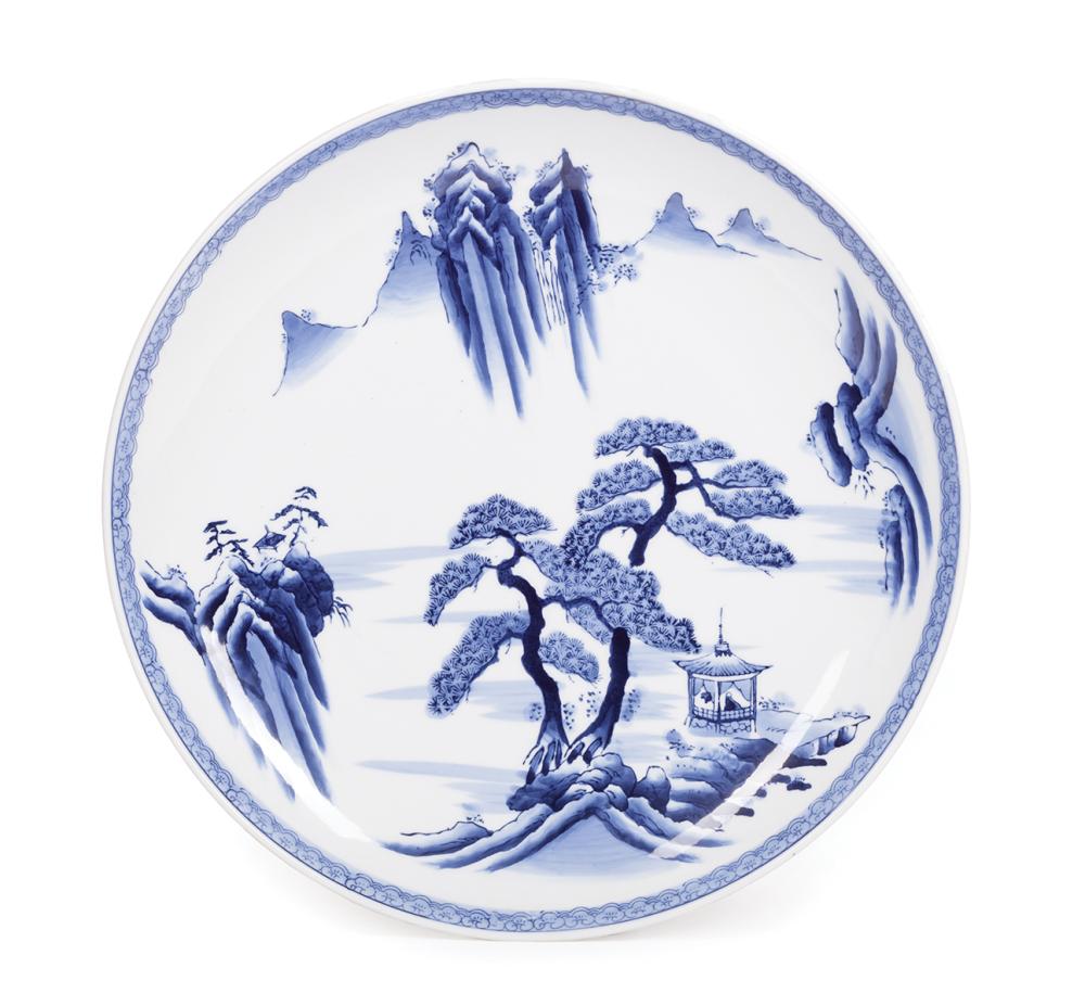 JAPANESE BLUE AND WHITE PORCELAIN
