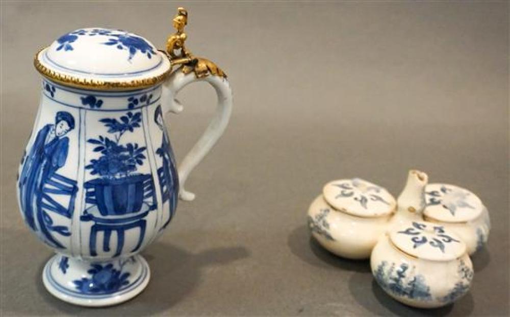 JAPANESE BLUE AND WHITE PORCELAIN