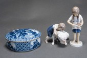 JAPANESE BLUE AND WHITE PORCEL