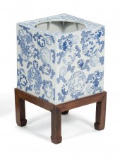 JAPANESE BLUE AND WHITE PORCEL