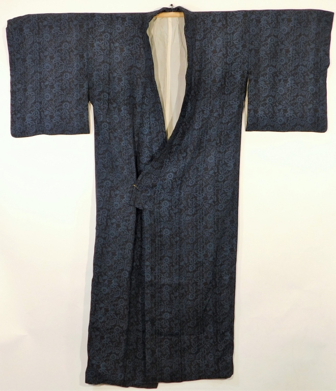 JAPANESE BLUE FLOWERS KOMON