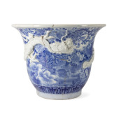 JAPANESE BLUE & WHITE DRAGON R