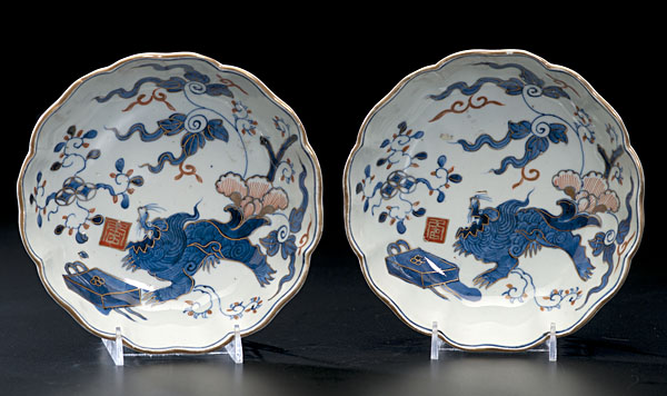 Japanese Bowls Japanese a pair of