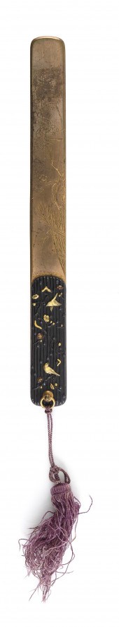 JAPANESE BRASS AND SHAKUDO PAG