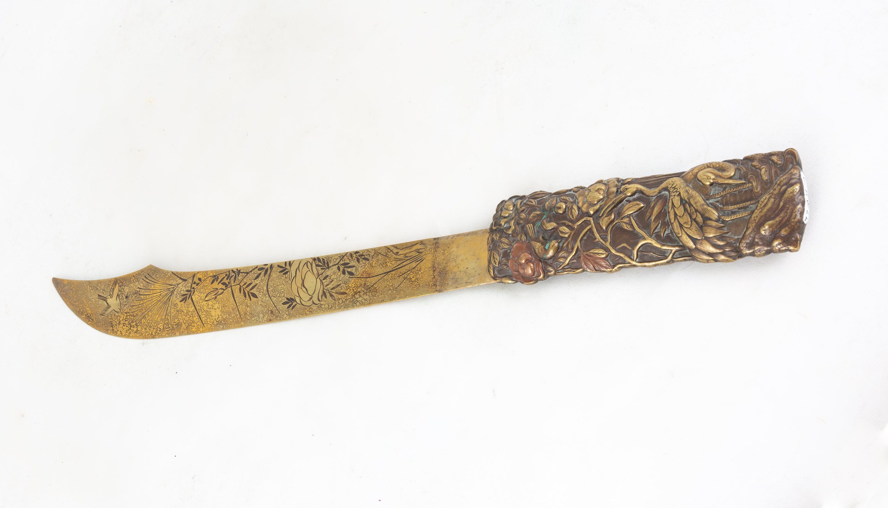 JAPANESE BRASS LETTER OPENER