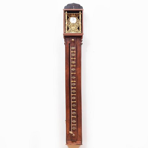 JAPANESE BRASS-MOUNTED HARDWOOD