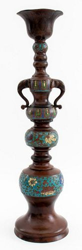 JAPANESE BRONZE AND CHAMPLEVE