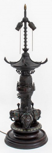 JAPANESE BRONZE AND CHAMPLEVE