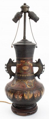 JAPANESE BRONZE AND CHAMPLEVE