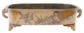 JAPANESE BRONZE BONSAI TRAY &
