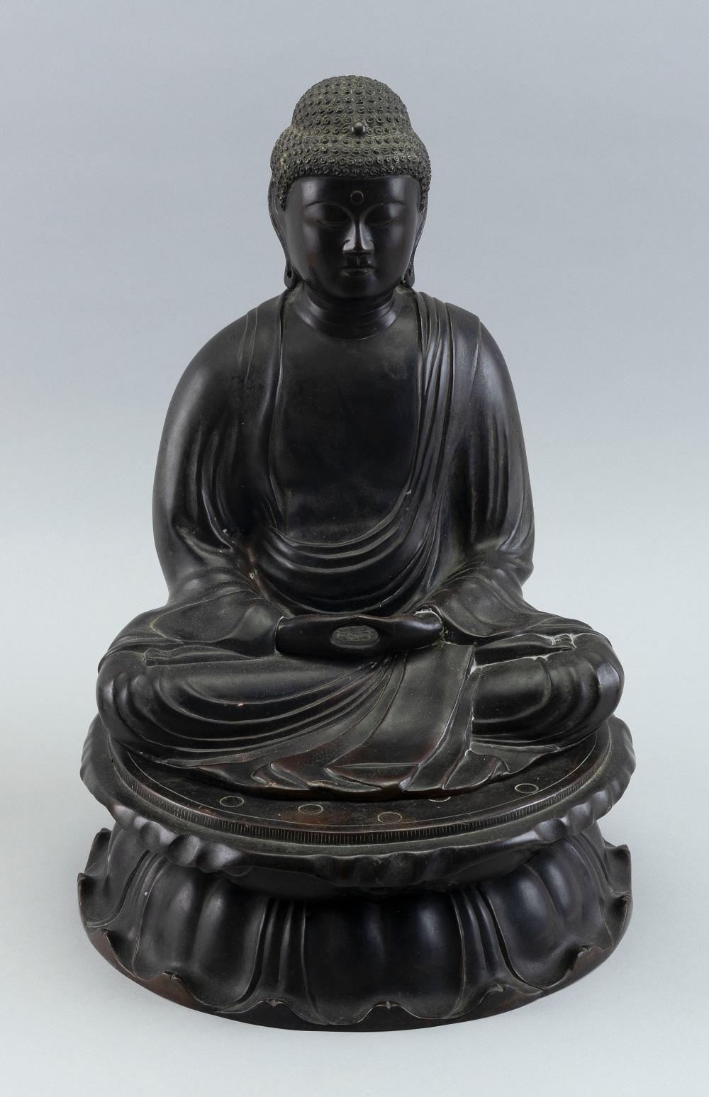 JAPANESE BRONZE BUDDHA 18/19TH
