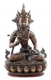 Japanese bronze Buddhist statu