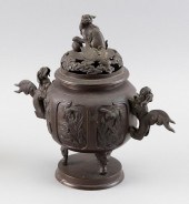 JAPANESE BRONZE CENSER 20TH CE